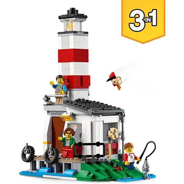 ასაწყობი მანქანა Lego 31108, Caravan Family Holiday