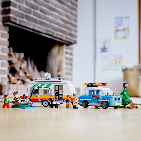 ასაწყობი მანქანა Lego 31108, Caravan Family Holiday