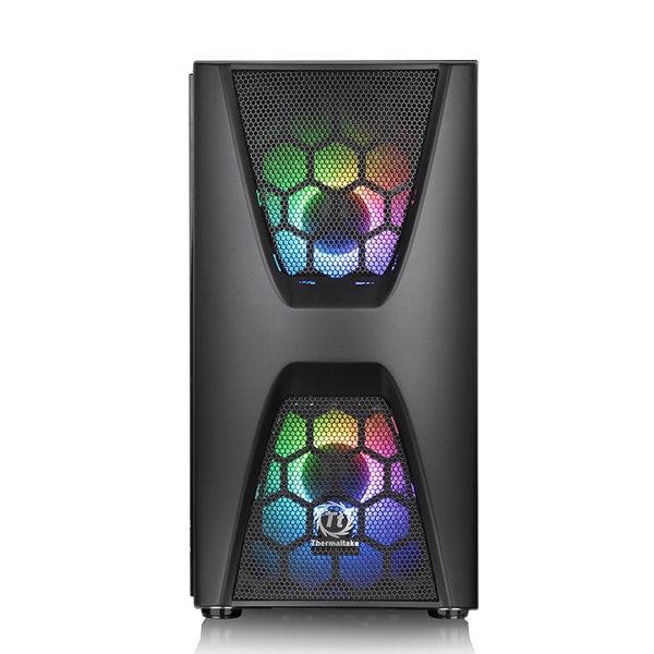 Thermaltake CA-1N5-00M1WN-00 Commander C34, ARGB, Mid-tower Case, Tempered Glass, Black