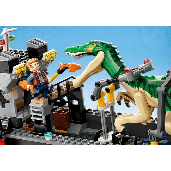 ასაწყობი გემი Lego 76942, Jurassic World Baryonyx Dinosaur Boat Escape