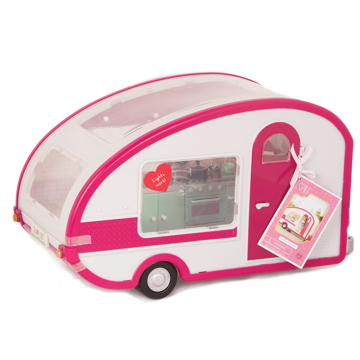 სათამაშო მანქანა Lori LO37011Z RV Camper For 6" Doll