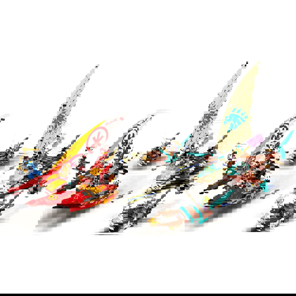 ასაწყობი კონსტრუქცია Lego 71748, Ninjago Catamaran Sea Battle