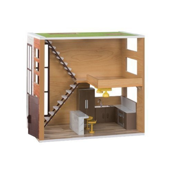 Lori LO37004Z Wood House For 6" Doll 