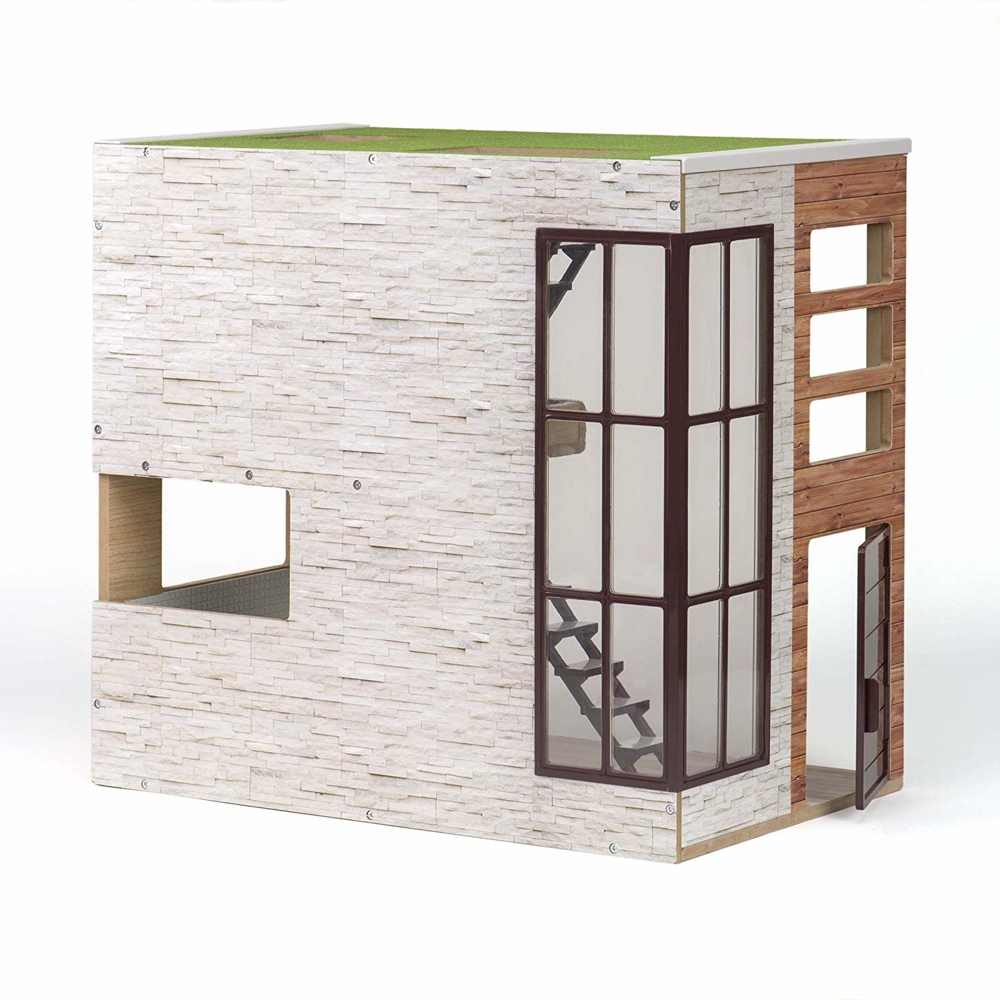 თოჯინების სახლი Lori LO37004Z Wood House For 6" Doll