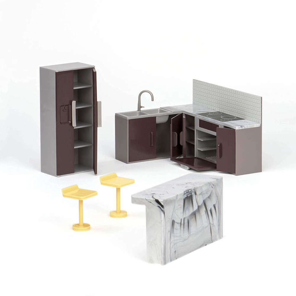 თოჯინების სახლი Lori LO37004Z Wood House For 6" Doll