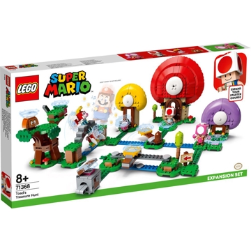 ასწყობი კონსტრუქცია Lego 71368, Super Mario Toad’s Treasure Hunt Expansion Set