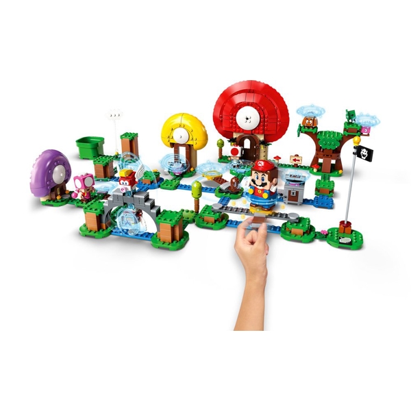 ასწყობი კონსტრუქცია Lego 71368, Super Mario Toad’s Treasure Hunt Expansion Set