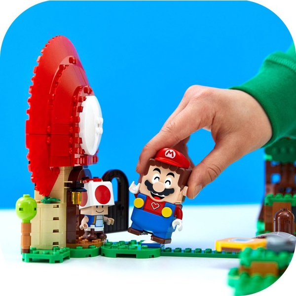 ასწყობი კონსტრუქცია Lego 71368, Super Mario Toad’s Treasure Hunt Expansion Set