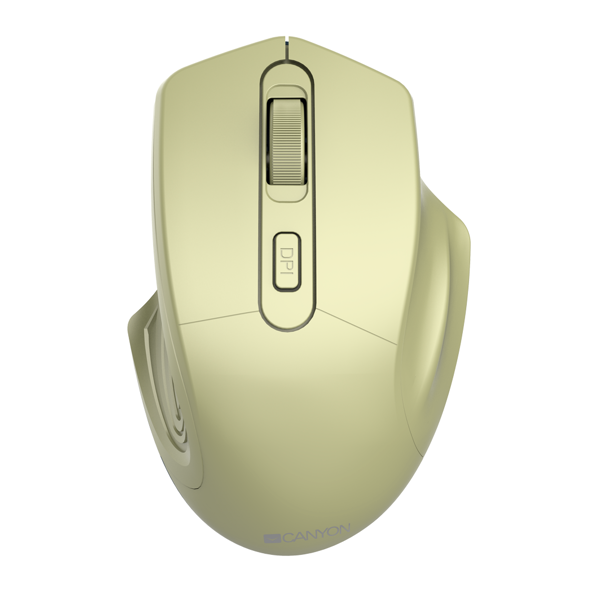 მაუსი Canyon CNE-CMSW15GO, Wireless Mouse, Yellow