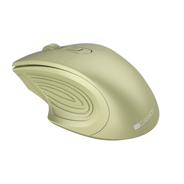 მაუსი Canyon CNE-CMSW15GO, Wireless Mouse, Yellow