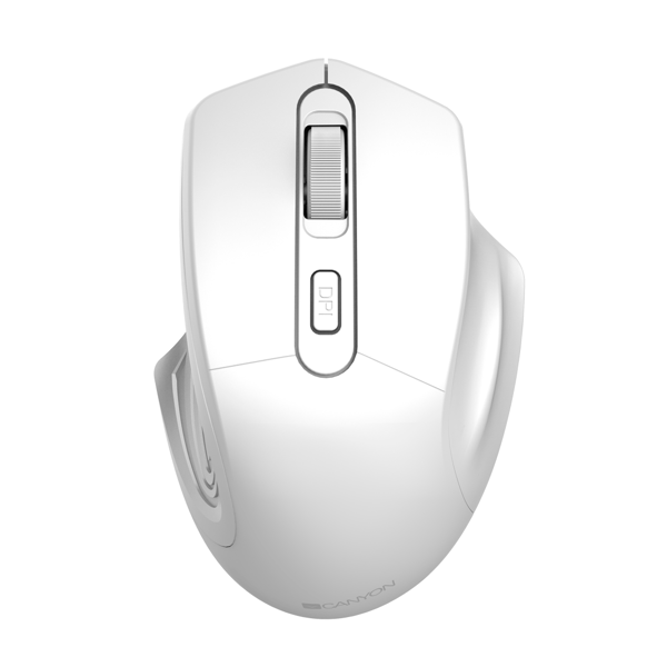 მაუსი Canyon CNE-CMSW15PW, Wireless Mouse, Pearl white