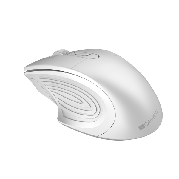 მაუსი Canyon CNE-CMSW15PW, Wireless Mouse, Pearl white