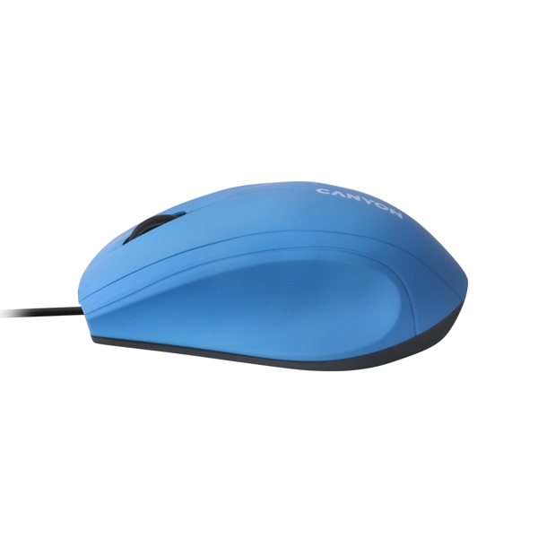 მაუსი Canyon CNE-CMS05BX, Wired Mouse, Light Blue