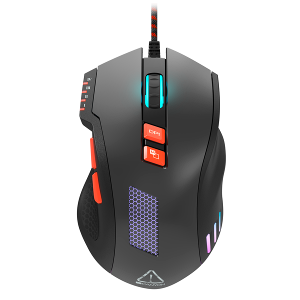 მაუსი Canyon CND-SGM05N, RGB, Wired, Gaming Mouse, Black