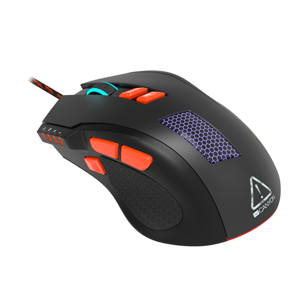 მაუსი Canyon CND-SGM05N, RGB, Wired, Gaming Mouse, Black