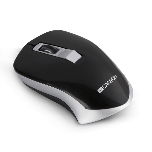 კლავიატურა+მაუსი Canyon CNS-HSETW3-RU, Wireless Keyboard and Mouse, Black