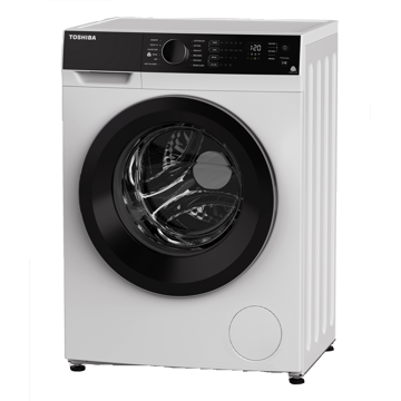 სარეცხი მანქანა Toshiba TWD-BJ110M4GE(WK), 10Kg, 1400Rpm, With Drying, White/Black