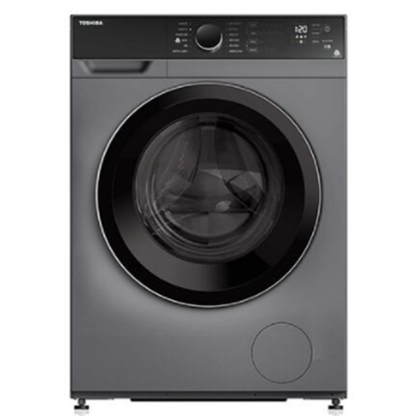 სარეცხი მანქანა Toshiba TWD-BJ130M4GE(SK), 12Kg, 1400Rpm, With Drying, Silver/Black