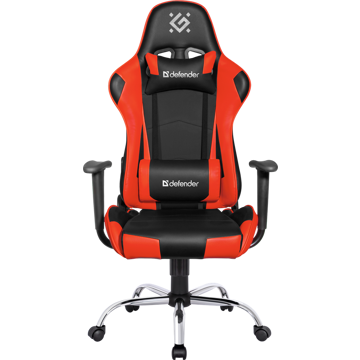 გეიმერული სავარძელი Defender 64358 Azgard, Gaming Chair, Black/Red