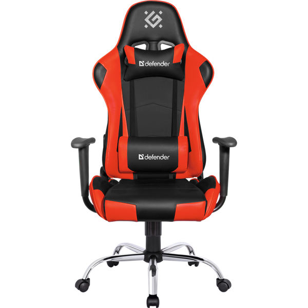 გეიმერული სავარძელი Defender 64358 Azgard, Gaming Chair, Black/Red