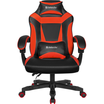 გეიმერული სავარძელი Defender 64359 Master, Gaming Chair, Black/Red