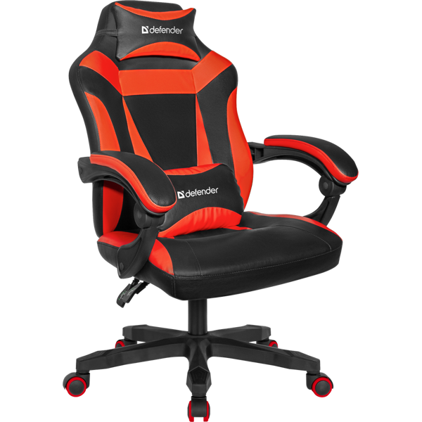 გეიმერული სავარძელი Defender 64359 Master, Gaming Chair, Black/Red