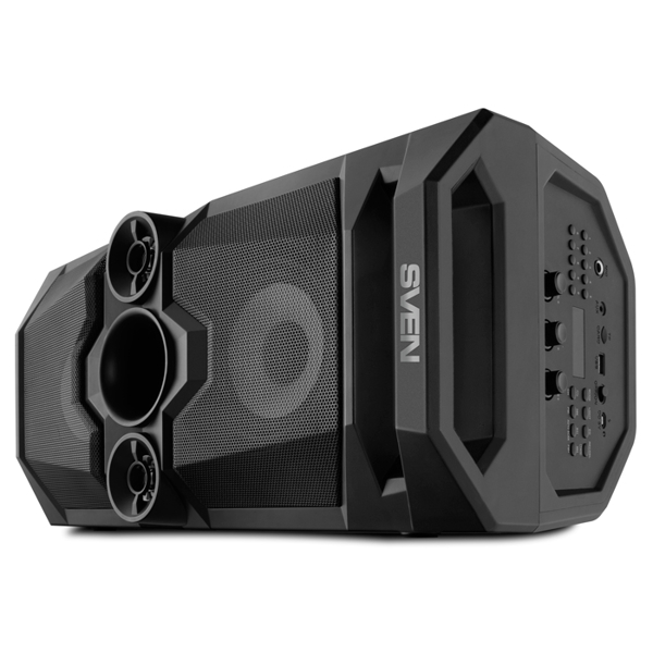 დინამიკი Sven PS-650, LED-display, Wireless Speaker, Bluetooth, USB, microSD, FM radio, Karaoke, Black