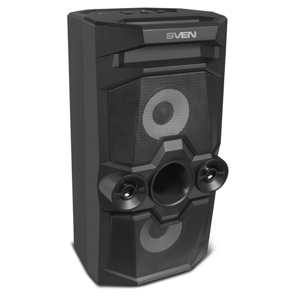 დინამიკი Sven PS-650, LED-display, Wireless Speaker, Bluetooth, USB, microSD, FM radio, Karaoke, Black