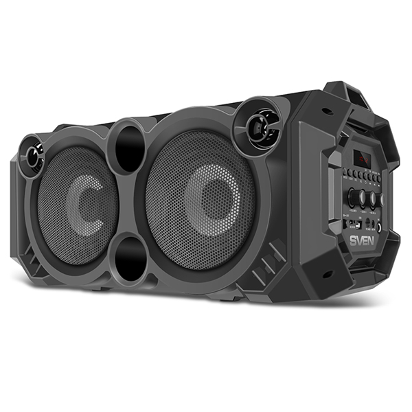 დინამიკი Sven PS-550, LED-display, Wireless Speaker, Bluetooth, USB, microSD, FM radio, Karaoke, Black