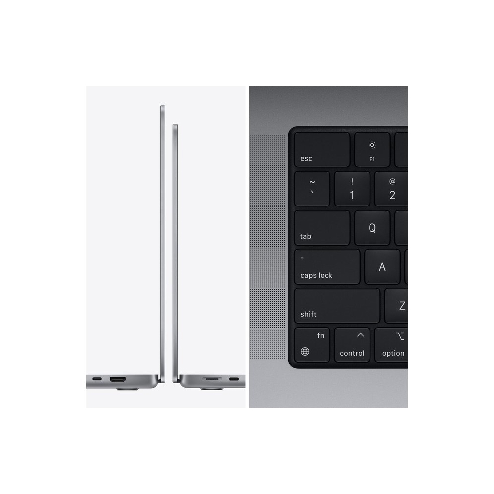 ნოუთბუქი Apple MKGP3 Macbook PRO 14.2"  M1 Pro 8 Core, CPU AND 14 Core GPU, 16GB, 512GB, Space Grey