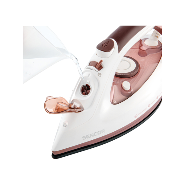 ორთქლის უთო Sencor SSI 3520RS, 3100W, 280ML, Steam Iron, White/Pink