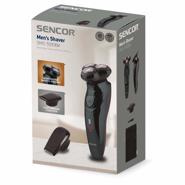 წვერსაპარსი Sencor SMS 5510BK Shaver Black