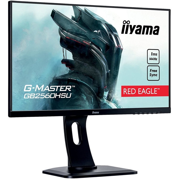 მონიტორი iiyama G-Master Red Eagle gaming monitor 24.5", TN, FreeSync, HDMI, Display Port, USB Hub, Black