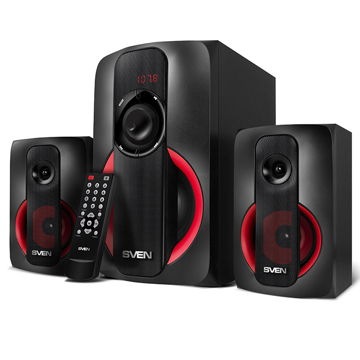 Sven MS-304, Wired Speakers, USB, SD, FM, Bluetooth, Black