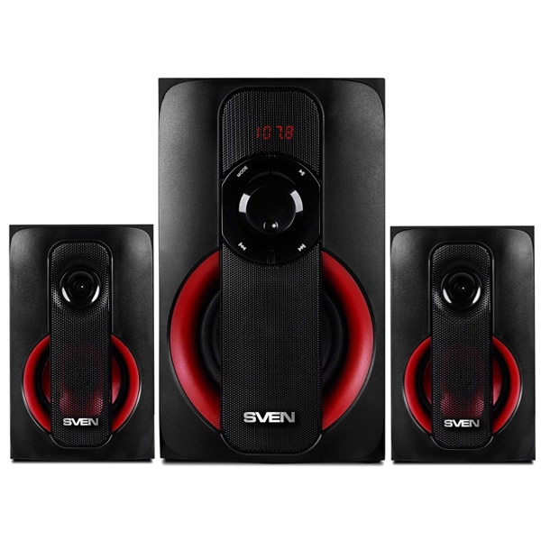 Sven MS-304, Wired Speakers, USB, SD, FM, Bluetooth, Black