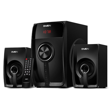 დინამიკი Sven MS-307, Wired Speakers, USB, SD, FM, Bluetooth, Black