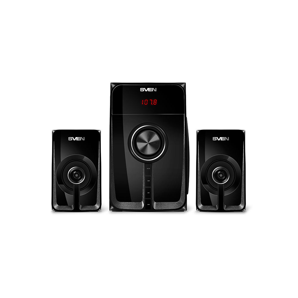 დინამიკი Sven MS-307, Wired Speakers, USB, SD, FM, Bluetooth, Black