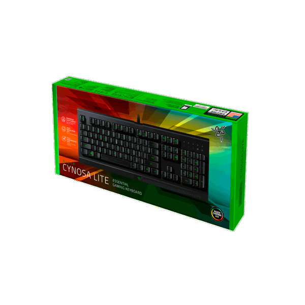 კლავიატურა Razer RZ03-02741500-R3R1 Cynosa Lite Gaming Keyboard, USB, RGB, Black