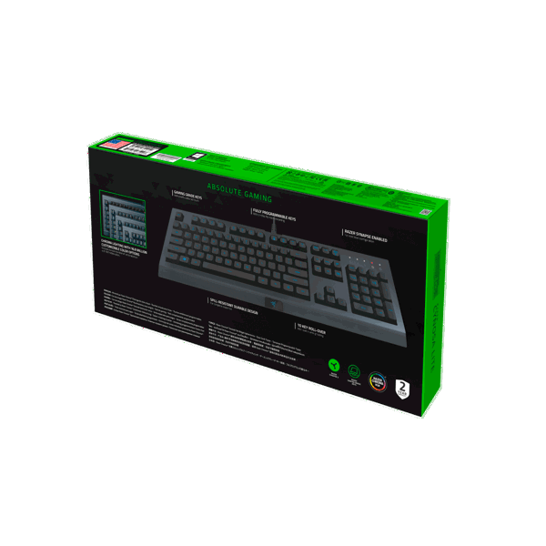 კლავიატურა Razer RZ03-02741500-R3R1 Cynosa Lite Gaming Keyboard, USB, RGB, Black