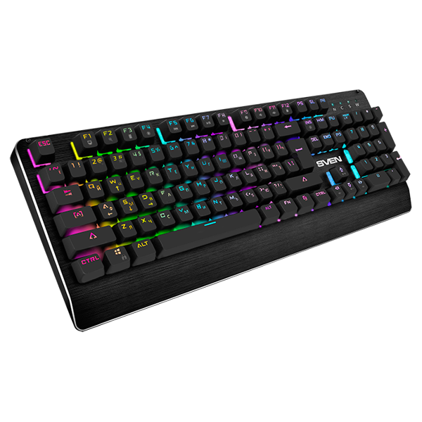 კლავიატურა Sven KB-G9700, Wired, RGB, Mechanical, Gaming keyboard, Black