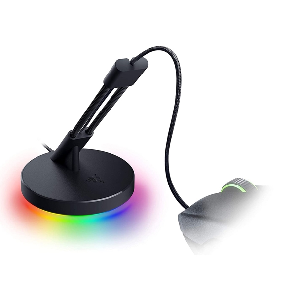 მაუსის კაბელის დამჭერი Razer RC21-01520100-R3M1 Mouse Bungee V3 Chroma, FRML Packaging, RGB, Black