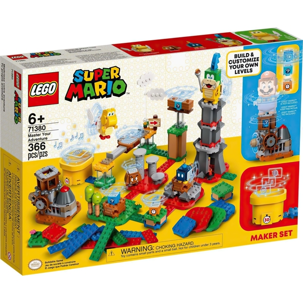 ასაწყობი კონსტრუქცია Lego 71380, Super Mario Your Adventure Maker Set