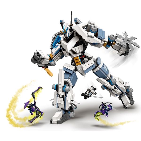 ასაწყობი რობოტი Lego 71738, Ninjago Zane's Titan Mech Battle