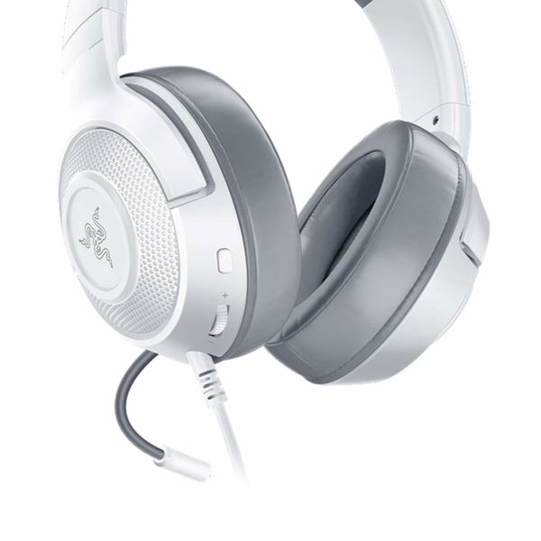 ყურსასმენი Razer RZ04-02890300-R3M1 Kraken X Mercury Wired Gaming Headset, 3.5mm, White