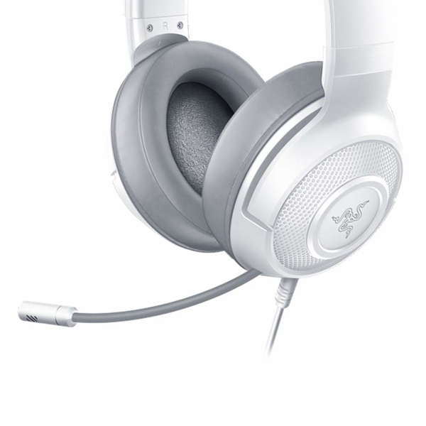 ყურსასმენი Razer RZ04-02890300-R3M1 Kraken X Mercury Wired Gaming Headset, 3.5mm, White