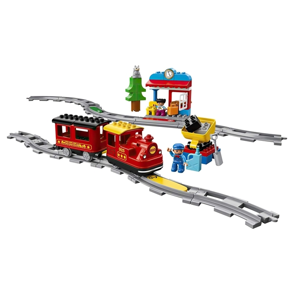 ასაწყობი მატარებელი Lego 10874, Duplo Steam Train