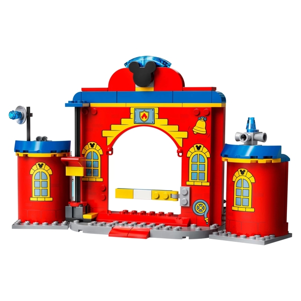 ასაწყობი ნაკრები Lego 10776, Mickey & Friends Fire Truck & Station