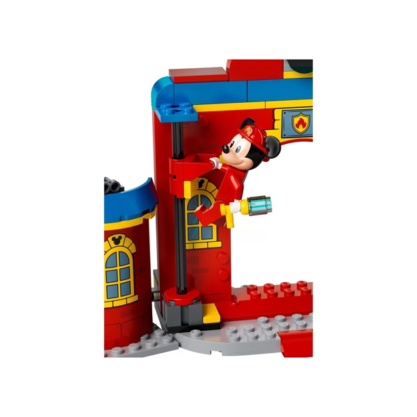 ასაწყობი ნაკრები Lego 10776, Mickey & Friends Fire Truck & Station