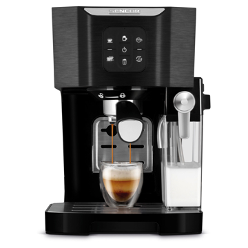 ყავის აპარატი Sencor SES 4040BK, 1.4L, Semi-automatic Espresso Machine