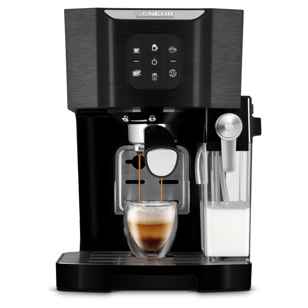 Sencor SES 4040BK, 1.4L, Semi-automatic Espresso Machine